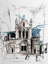 Sketchbook On Paper - Saint Anne's Cathedral, Belfast